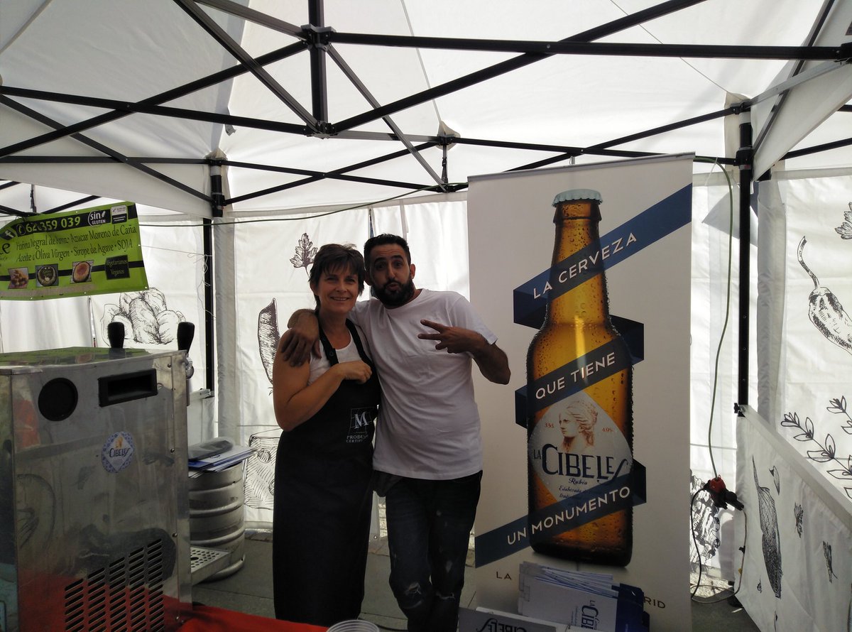 TartasSIN's tweet photo. Hoy en Majadahonda con vuestra cerveza preferida Cibeles !!  Hay sin gluten !! @madridgluten #SinGluten  @celiacoalos30  @MadridCalidad https://t.co/Ks6xKMj40Q