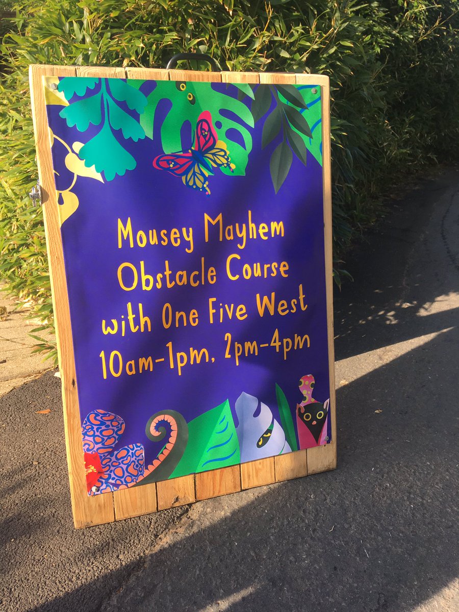onefivewest's tweet photo. Our mousey mayhem obstacle course is nearly open for business @chesterzoo ! https://t.co/hYgnRIdQP8