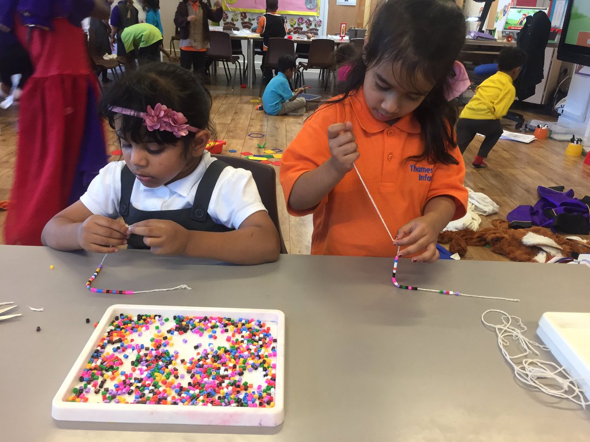RofiyaTVI's tweet photo. These 2 girls spent a long time (nearly all of their #GoldenTime!) on this activity #focussed #determined #concentration #onebeadatatime In the end they were so proud of the necklace they made ☺️@TVInfants @ClaireTVI @Amy_TVI https://t.co/PwCAsEAbrN