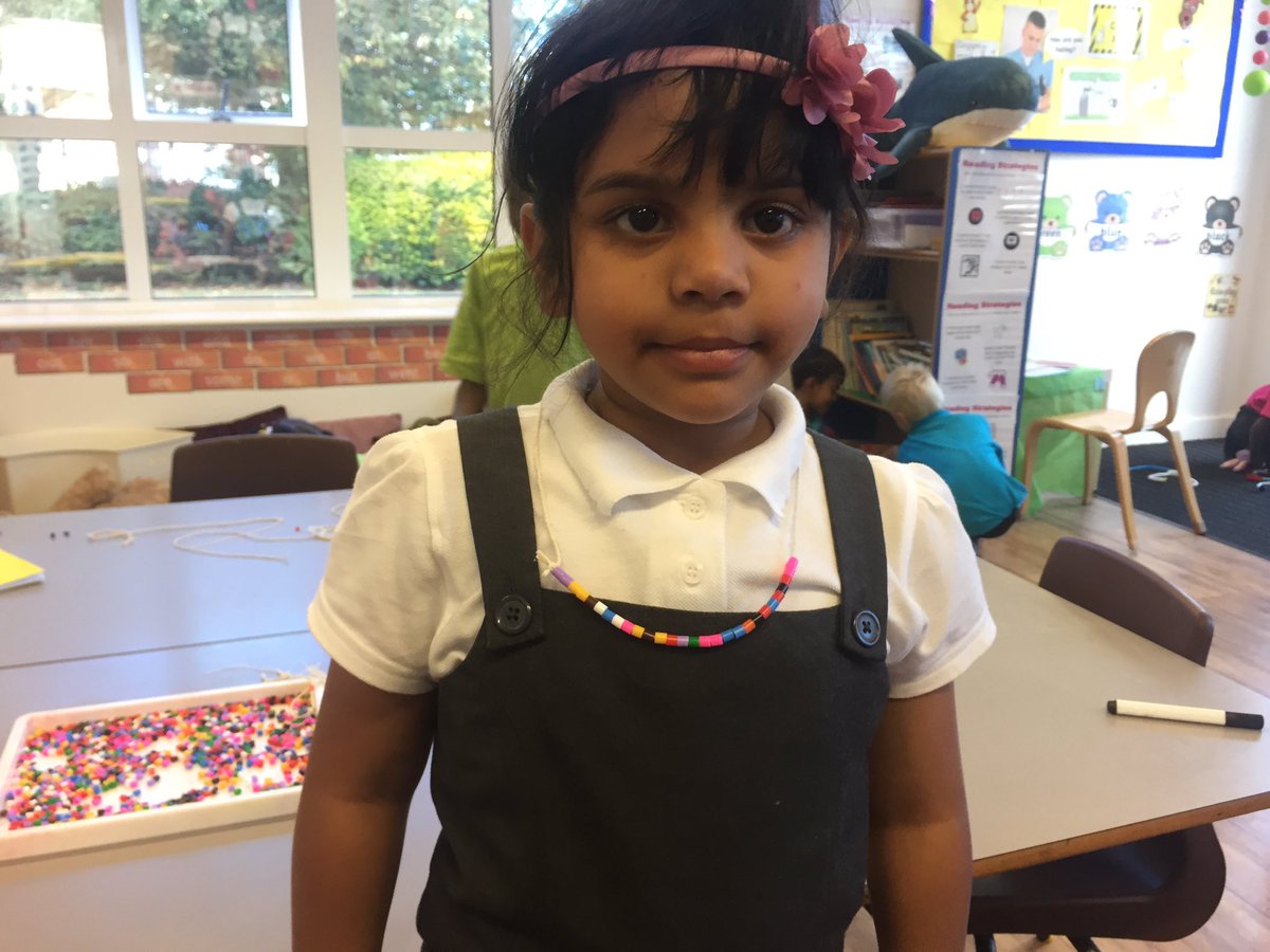 RofiyaTVI's tweet photo. These 2 girls spent a long time (nearly all of their #GoldenTime!) on this activity #focussed #determined #concentration #onebeadatatime In the end they were so proud of the necklace they made ☺️@TVInfants @ClaireTVI @Amy_TVI https://t.co/PwCAsEAbrN