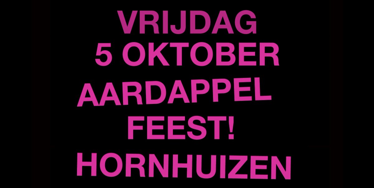 aardappelfeest's tweet photo. Meer weten over het @aardappelfeest ? 5 oktober, 17 uur, Hornhuizen. Nog meer lezen? Lees de nieuwsbrief: https://t.co/whQrLn5C2h https://t.co/x7eTTOHsl7