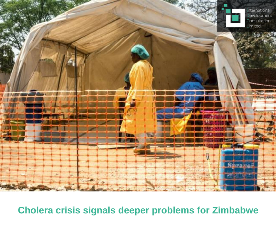 IDCL_Global's tweet photo. The rate of new cholera infections has decreased in Zimbabwe after a flurry of public warnings to wash hands and radio jingles warning the public of its symptoms.
https://t.co/5mNzFqpBgW
#choleracrisis
#cholerainfections
#waterbornedisease
#contagiousdisease
#choleradeath https://t.co/wlNHaBrDMD