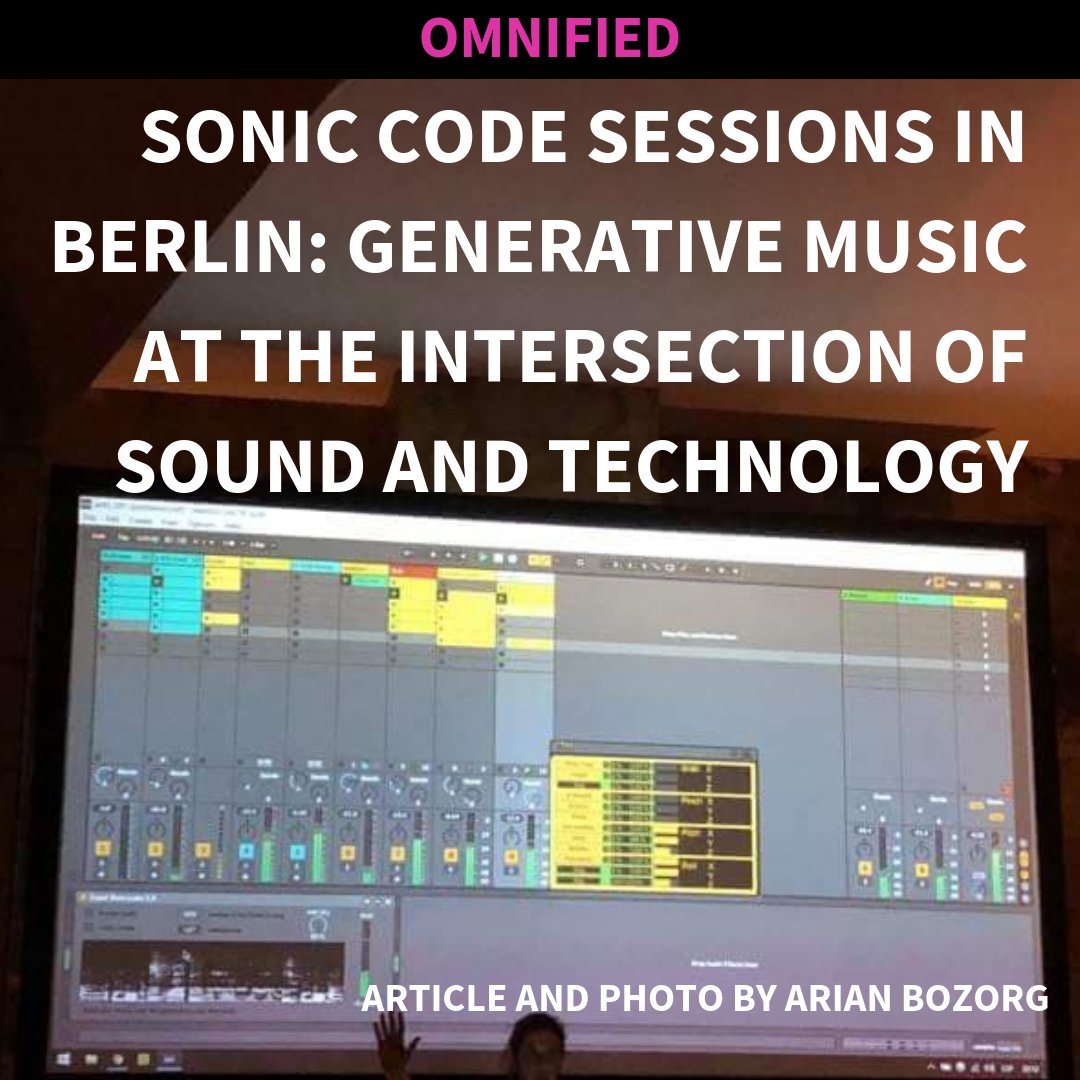 CGBerlinPodcast's tweet photo. #KCRWBerlinOmnified: This week, Arian Bozorg explores Berlin's @scsBLN, a biweekly happening at @spektrumberlin, where cyborg musicians, coders and techies explore #generativemusic, creating new sounds at the intersection of music and technology. https://t.co/3ihHnCHKEP https://t.co/l6I3eDxYXc