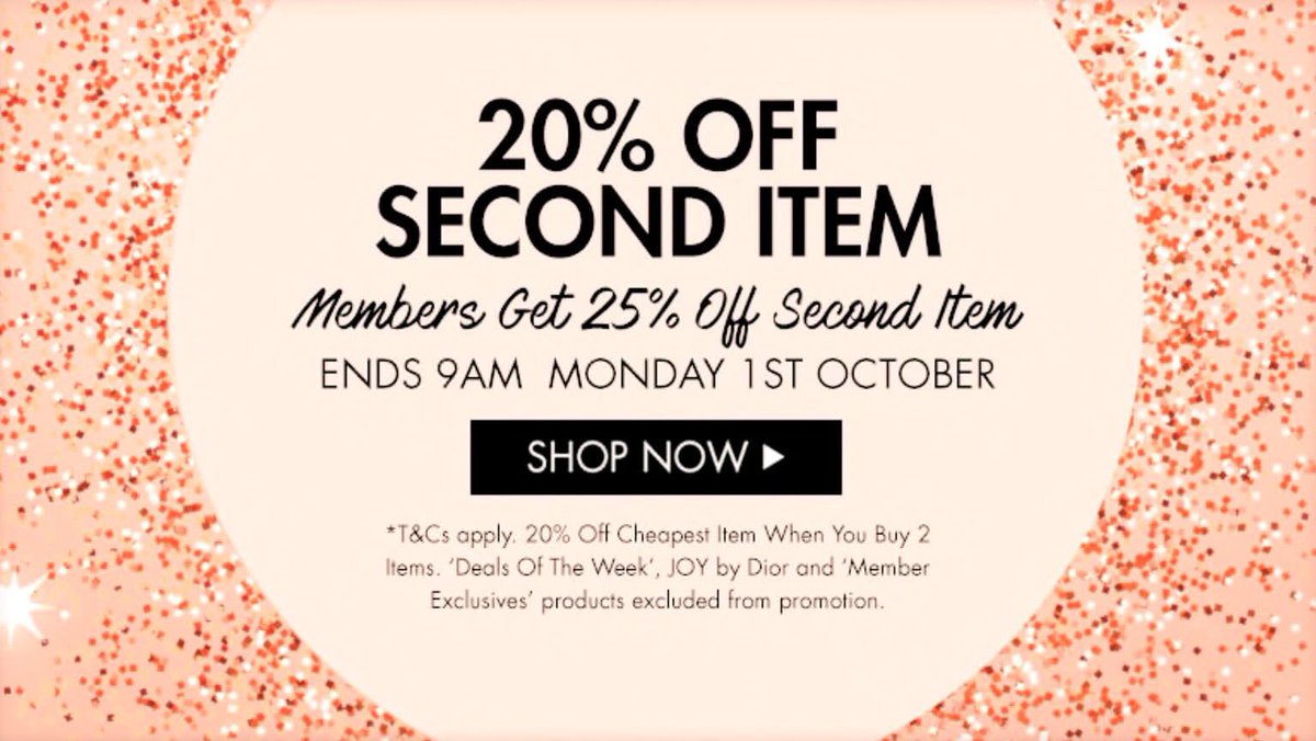 TPShemel298's tweet photo. A payday treat from us to you 😉 Get 20% off second item on ALL fragrances now @TPShemel298 ❗️But wait! Members get 25% off 😱 Don’t have our Rewards Card? Sign up in store to get your amazing limited time discount! 💸💸💸 https://t.co/tjptxMd4RW
