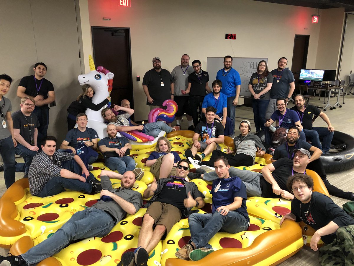 JennFridayJones's tweet photo. 24 Hour Game-a-thon benefiting @dellchildrens.....@Q2ebanking  gaming all nite with my colleagues! ❤️your donations https://t.co/qLoP634xBp #Q2PeepsRule https://t.co/90zkSTDuIE