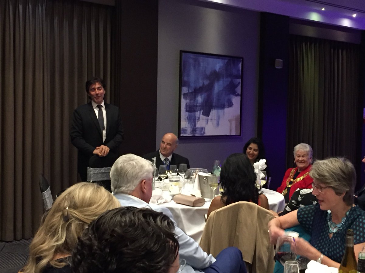 CPSolihull's tweet photo. Thank you to everyone who came to the #SolFoodFest18 launch event last night - gala dinner with @jc_novelli. I am delighted to say that we also raised £205 for @CCLG_UK. Enjoy the weekend and lots more to see and do at #SolFoodFest18 @SolihullBID https://t.co/i1DfNPbIFJ