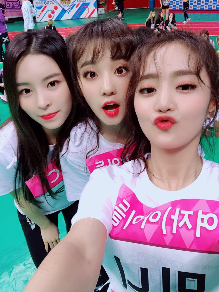 official_i_dle's tweet photo. [#우기] 아육대 다 잘 보셨나요?? ☺️헤헤 다들 너무너무 수고하셨습니당 ~~내년에 봐요💕
Did u guys join the ISAC?? Haha We had a lot of fun😍See u next year!!♥️ https://t.co/sWNxOzYZQF
