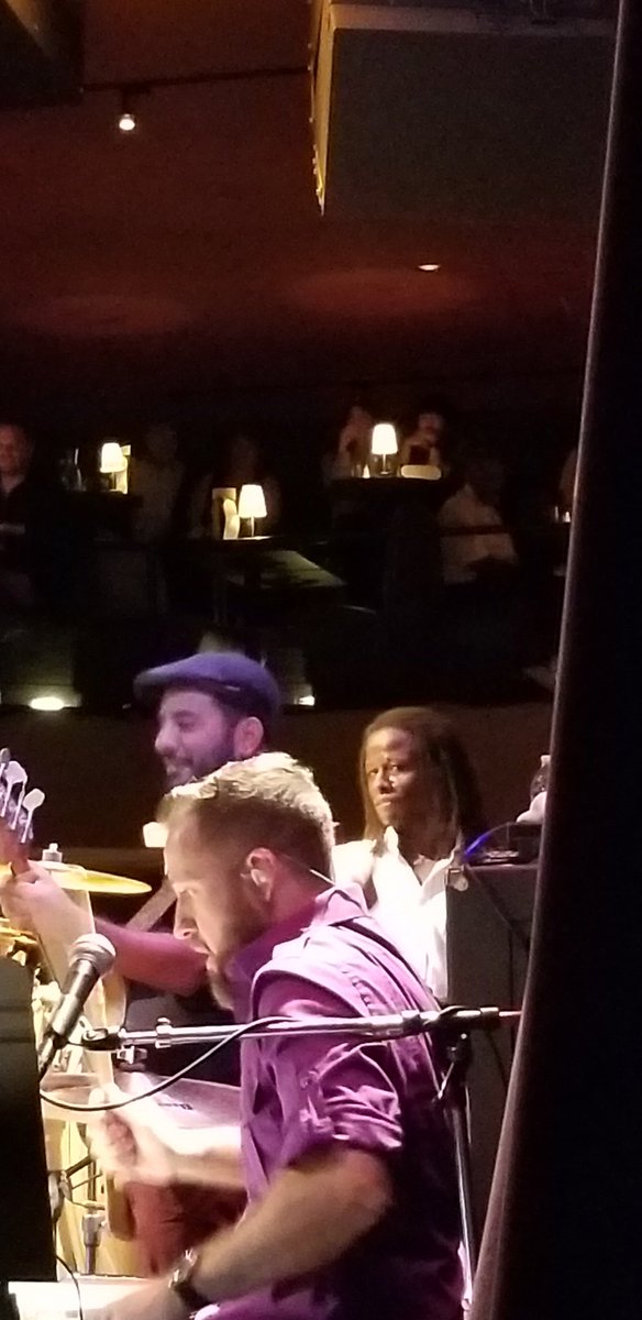 InnovNet's tweet photo. .@ScottMayo with @SergioMendes @JazzAlley Seattle, Renaissance musician composer, producer, clearly loving what he does.  Thank you, Scott! And the band! You rocked it!  https://t.co/87IgY6yaER https://t.co/rkQ1JnY58p