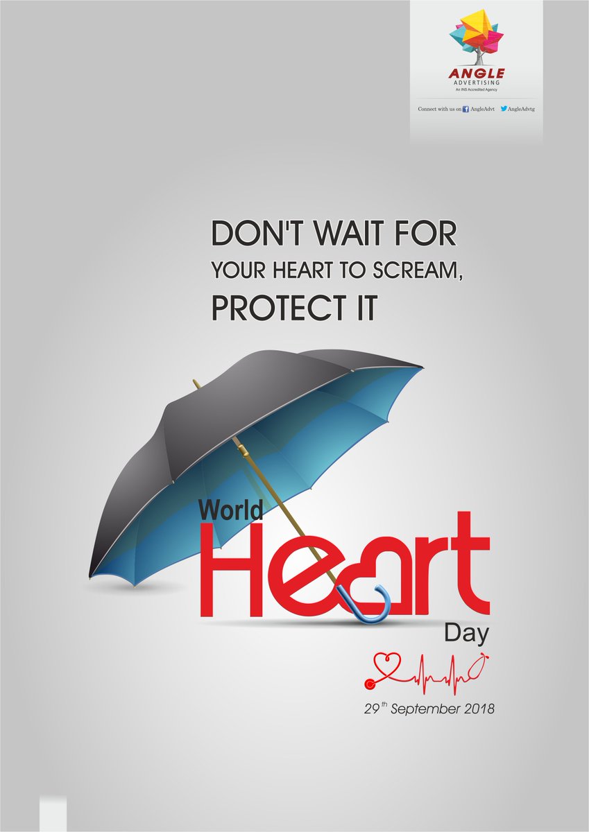 AngleAdvt's tweet photo. Don't wait for your heart to scream. Protect it.
World Heart Day | 29 September
#WorldHeartDay #ProtectYourHeart #Angleadvertising
#digital #advertising #360degreemarketing #Printing #creativebranding #digitalmarketing https://t.co/5TF6Q1kf80