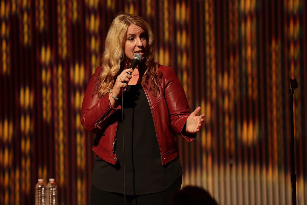 Star1013's tweet photo. .@SandyStec talked about her dating life, working out, and getting a buffet bracelet in Vegas! #SheLariousFest https://t.co/baUVPaXP0B