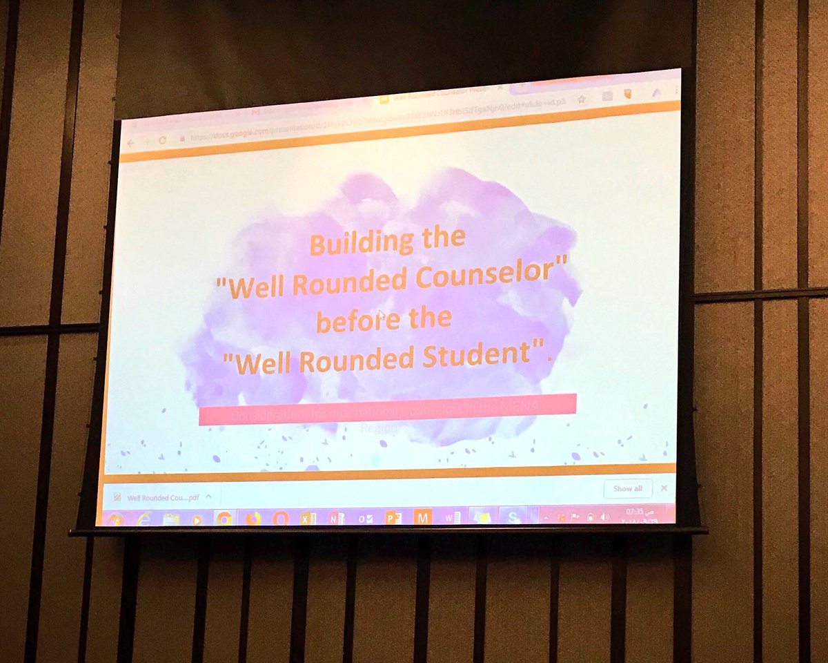 Chetna1806's tweet photo. Building the #wellrounded #counselor before the well rounded #student. A great insight with katrina Watson. #Alphaconference #careerguidance #collegereadiness #Ahlconintl https://t.co/sJPuRWbkkA