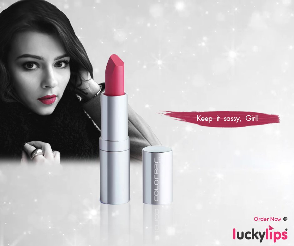 luckylips_in's tweet photo. Get that ultimate pout 💋 with Colorbar Matte Touch Lipstick.

 Having a deep opaque look, this lipstick is sure to make a serious style statement.

Shop now at https://t.co/QV5cxs3bRa

#Colorbar #Matte #Lipstick #Pout #Beauty #Cosmetics #Makeup #Skincare https://t.co/ArheENPuW4
