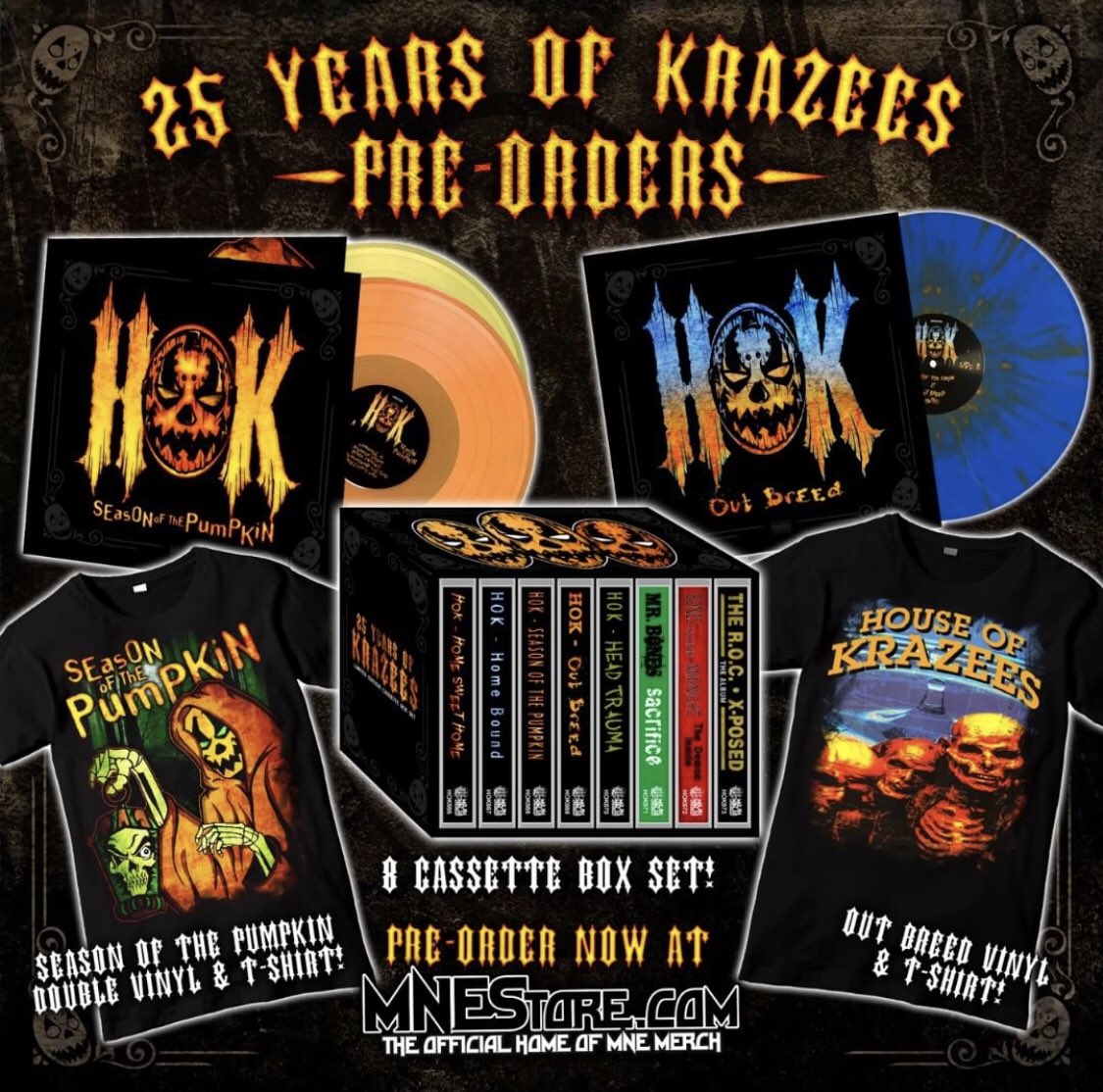MajikNinjaAust's tweet photo. Preorders for #HOK’s #outbreed coloured #vinyl are live now! Head over to #twiztidshop and order yours now! #houseofkrazees #majikninjaentertainment #MNA https://t.co/9xo9og8Vz5