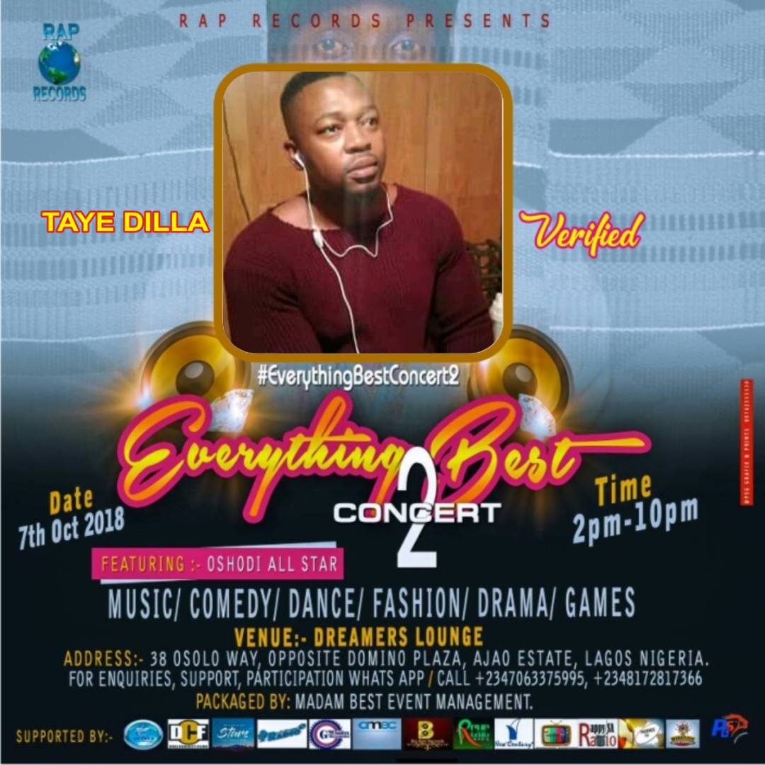 bestslimever's tweet photo. EVERYTHING BEST CONCERT 2
New Confirmed DP's
for Participation | Enquiries
WhatsApp: +2347063375995
Call: +2348172817366
#RapRecords
#TeamBest
#EverythingBestConcert2
#OshodiToTheWorld
#EverythingBest rocks. https://t.co/lLt1VkIBc5