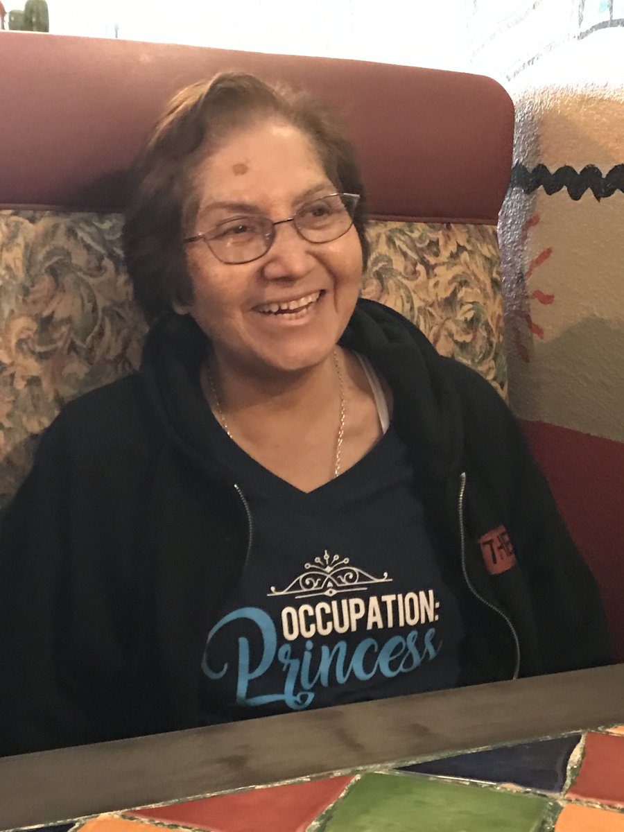 HitzMegara's tweet photo. Really missing my grandma tonight. I just wanna rewind time to the beginning of the year when she was still with us and remembered who I was. I love you grandma #RIP #OccupationPrincess #ENDALZ https://t.co/Si8uq31tmN