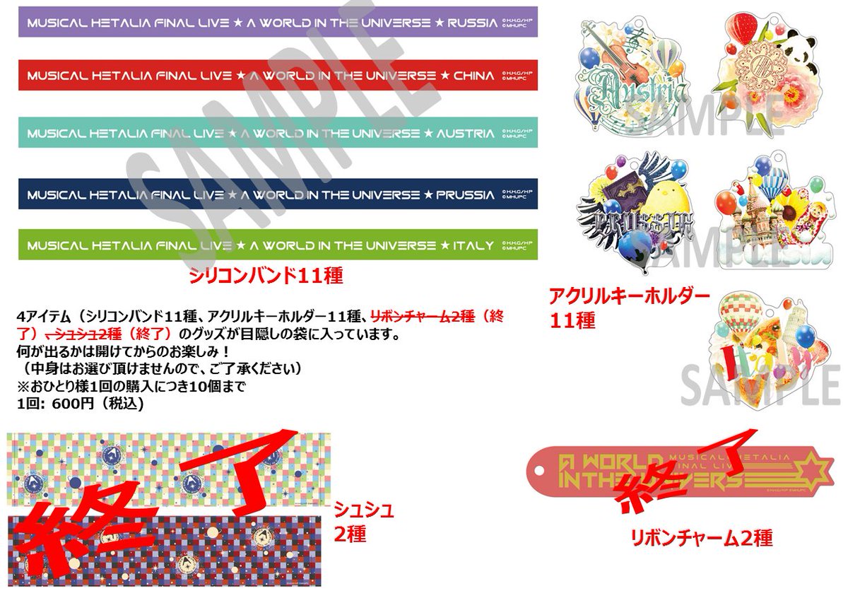 ヘタミュミュージアム在庫状況】好評につき、ランダムグッズの 