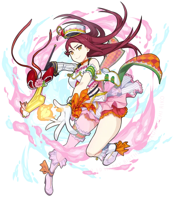 #みなさん去年の今頃はどんな絵描いてましたか
梨子ちゃんときんちゃんの誕生日絵ですね 