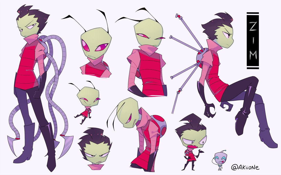 インベーダージム invader 初々しく zim アートブック ニコロデオン インベーダージム invader 初々しく zim アートブック ニコロデオン