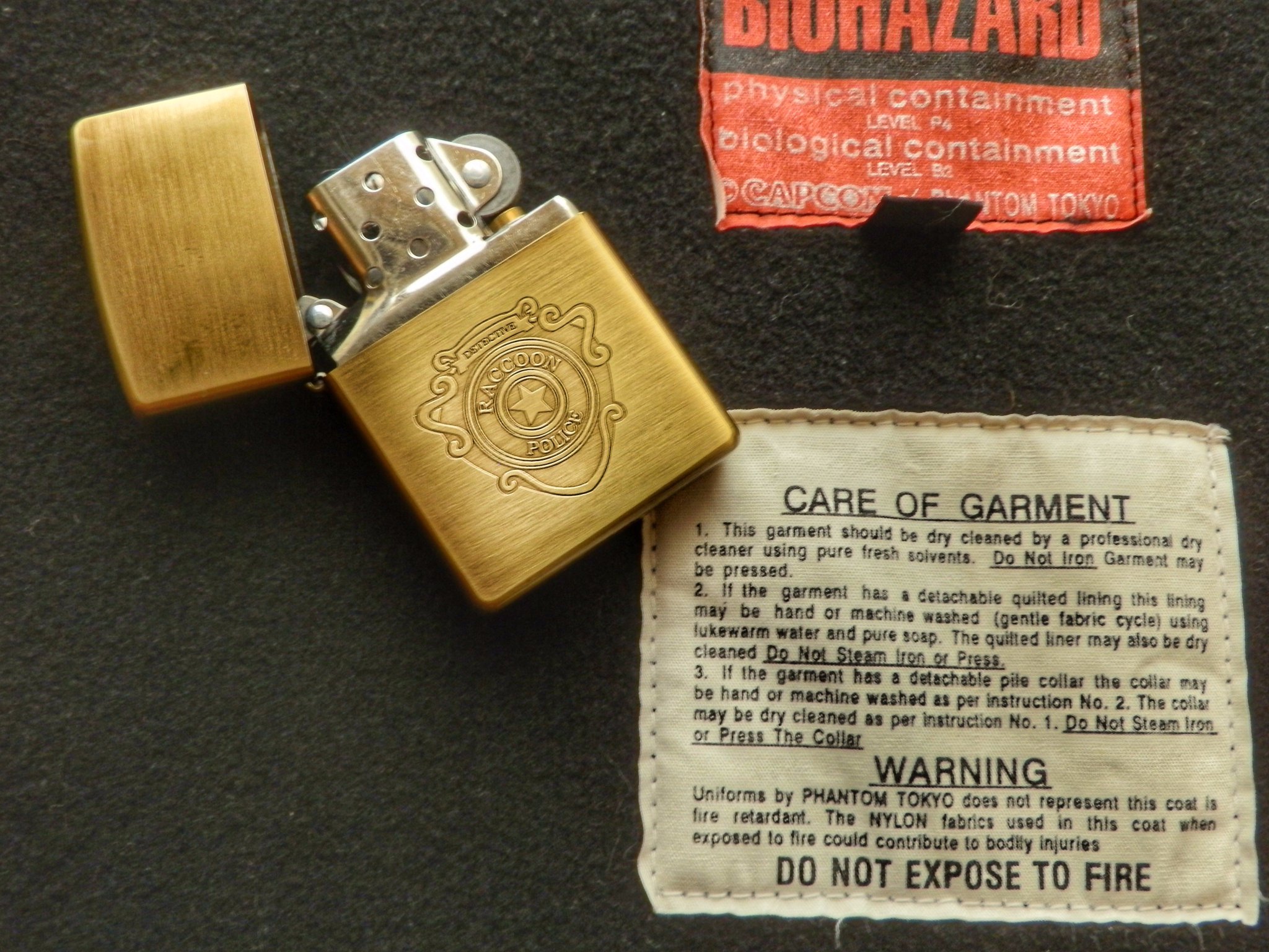 激レア✨biohazard made in heaven zippo gold Zippo Resident Evil BIOHAZARD S.T.A.R.S. 20th Anniversary