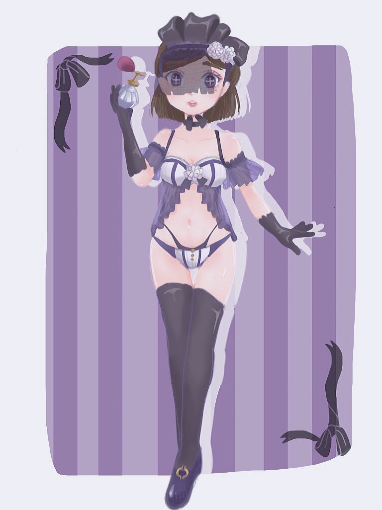 ささきスルメイカ 調香師ちゃんランジェリ 通常と月神の侍女ver 第五人格 第五人格イラスト Identifyv T Co Wjyzxgzffj Twitter