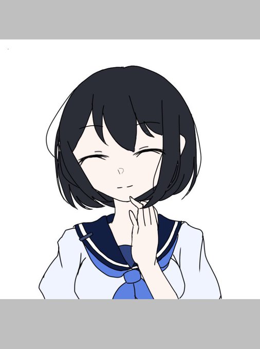 黒髪ボブのtwitterイラスト検索結果 古い順