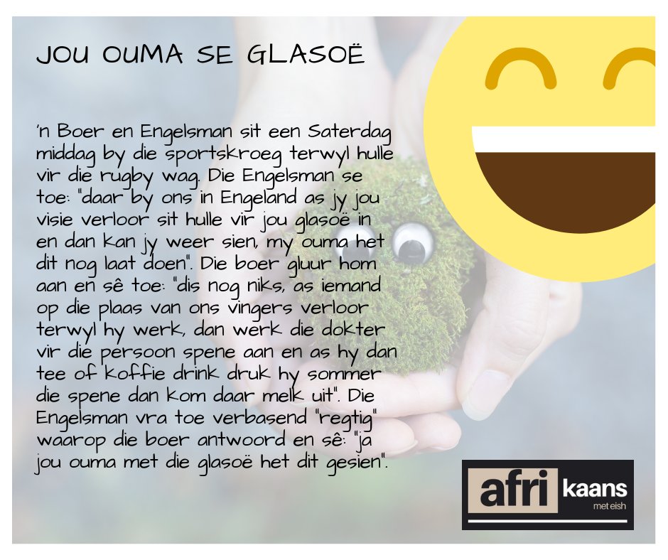 Kan jy dit glo... #snaaks #afrikaans #grappies