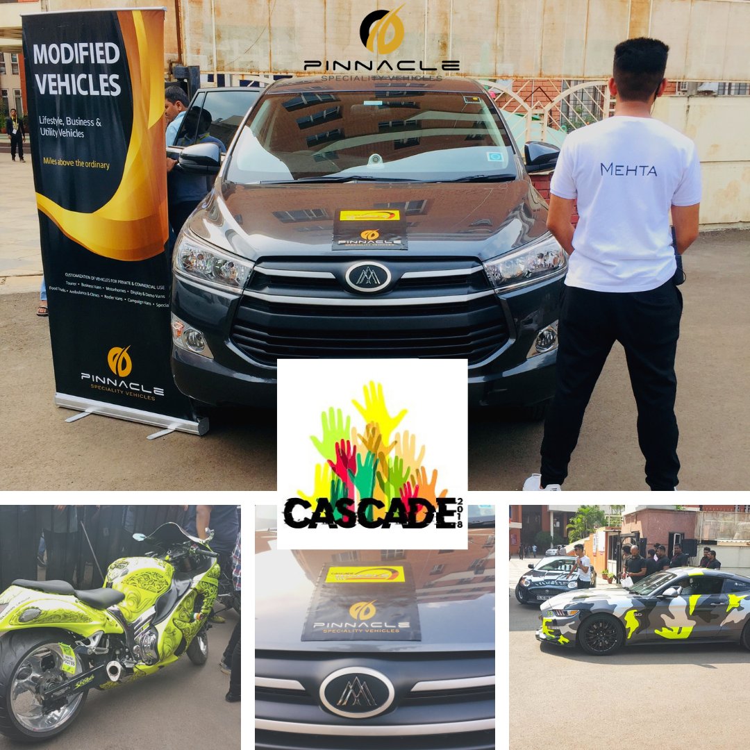 pinnacle_ind's tweet photo. A glimpse of 4th Edition of Cascade Wheels, an exclusive line-up of super cars and bikes, organised by students of Symbiosis International School in association with Pinnacle Speciality Vehicles
#SuperCarsAndBikes #PinnacleVehicles #PSV https://t.co/GswNfkp2mM