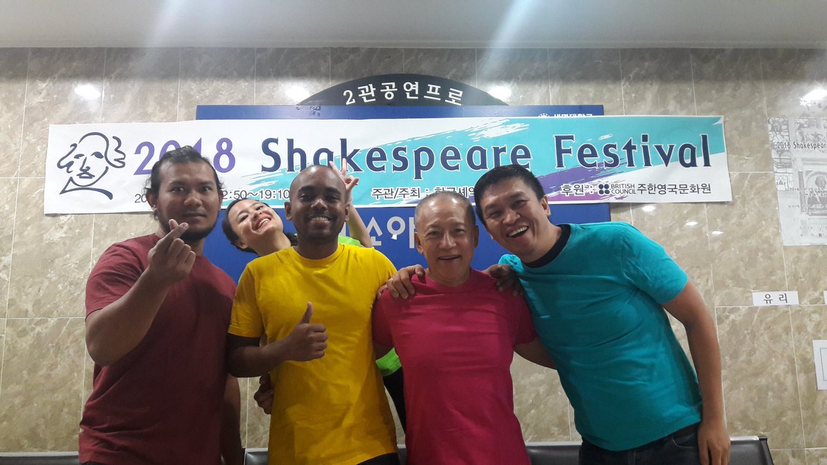 klshakespeare's tweet photo. Performing 2 versions of Macbeth at the Korean Shakespeare Festival at Seoul.
#ATTMBTMACBETH #SDMACBETH #klshakespeareplayers #shakespearedemystified #macbeth https://t.co/38Wvm7aPN6