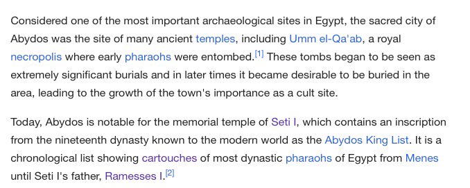 Abydos of Egypt is Ayodya.  https://en.m.wikipedia.org/wiki/Abydos,_Egypt"Ramses 1 ordered the provision of endowments for the construction of a chapel and a temple (which was to be finished by his son) at Abydos."It's a sacred city and one of the most important archeological sites in Egypt .