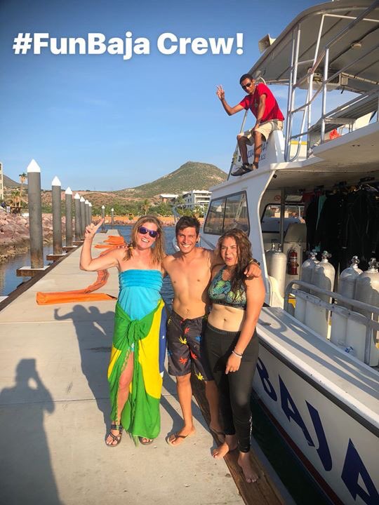 kristengill's tweet photo. #FunBaja crew hard at work! #BajaCaliforniaSur #scuba #seaofcortez https://t.co/PK2PcsUoDX