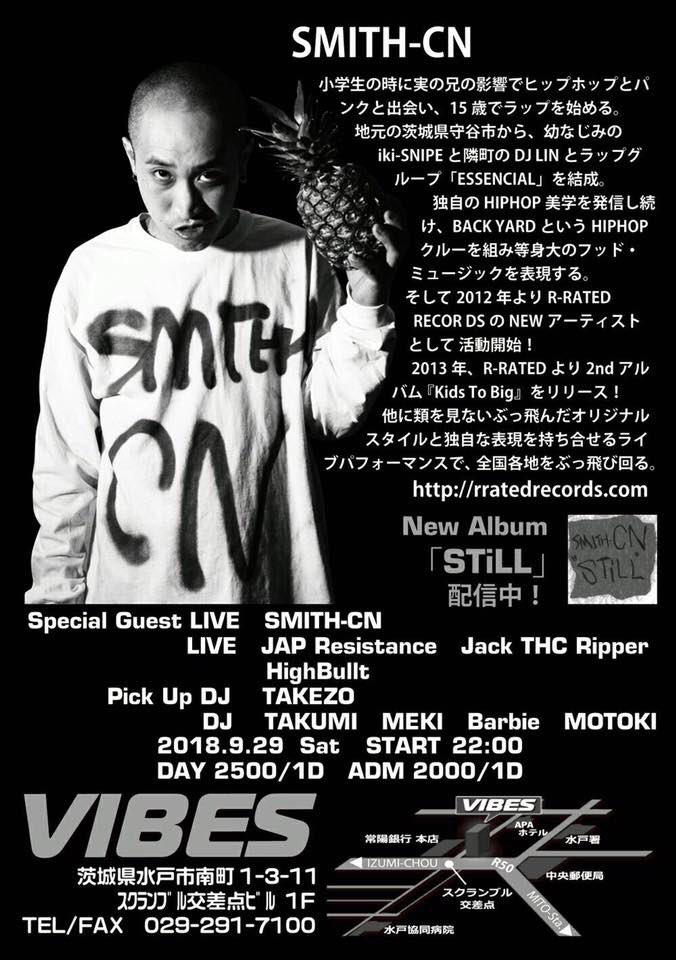 vibes_mito's tweet photo. 本日は #JOINFORCE です!!
ゲストは SMITH-CN !!!
早めのご来店をオススメします!!

タイムテーブル

22:00～ #TAKUMI
23:00～ #Barbie
24:00～ #NEWSUZUKI

【LIVE】
1:15～ #HighBullt
1:30～ #JackTHCRipper
1:45～ #JAPResistance
2:00～ #SMITH_CN

2:30～ #TAKEZO
3:30～ #MEKI https://t.co/6QaOHc9Up2