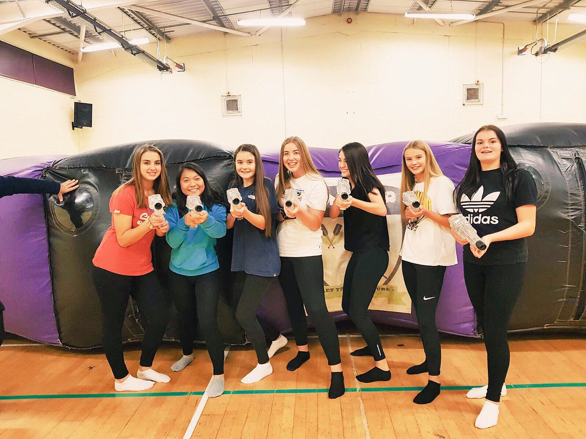 somervaleschool's tweet photo. Y11 netballers arrived safe & sound! First evening filled with laser tag & laser maze, what a start to the weekend ahead #NetsGo #CondoverHall π https://t.co/xPAyhGJ9eo