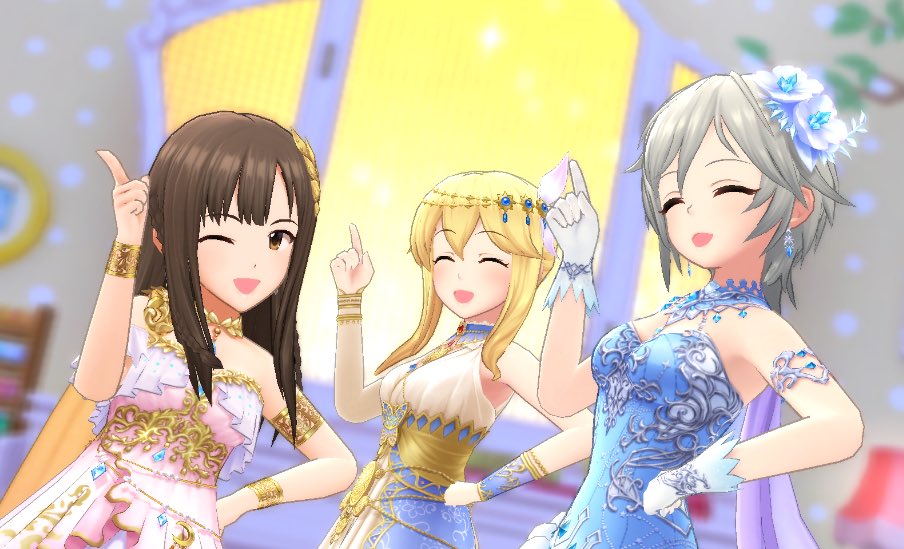 アナスタシア「デレステはクラリスさん水本ゆかりさんアナスタシアさんが素敵です。SSRの衣装が凄」|DEGのイラスト