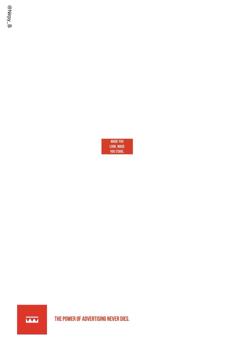Nirpy_B's tweet photo. Day late, late again, no time, but here it is. You may need your glasses. @OneMinuteBriefs @TheDrum @TheDrumAwards #LongLiveAdvertising https://t.co/BLYBzCQtv5