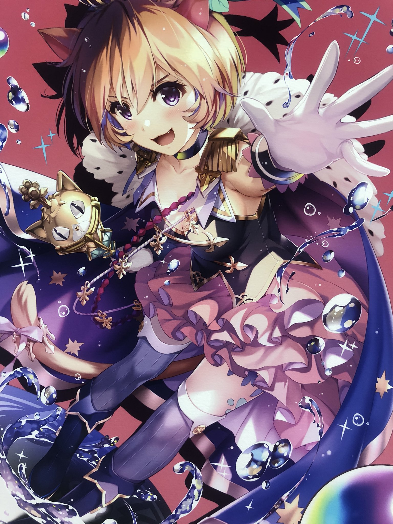 טוויטר ちゃんよね בטוויטר モンスト展行ってきた 水の描き方が深崎さんて感じ あと 物販で深崎さんの複製原画注文した 12月に届くらしい モンスト展 深崎暮人 T Co Kvoyewkmxn