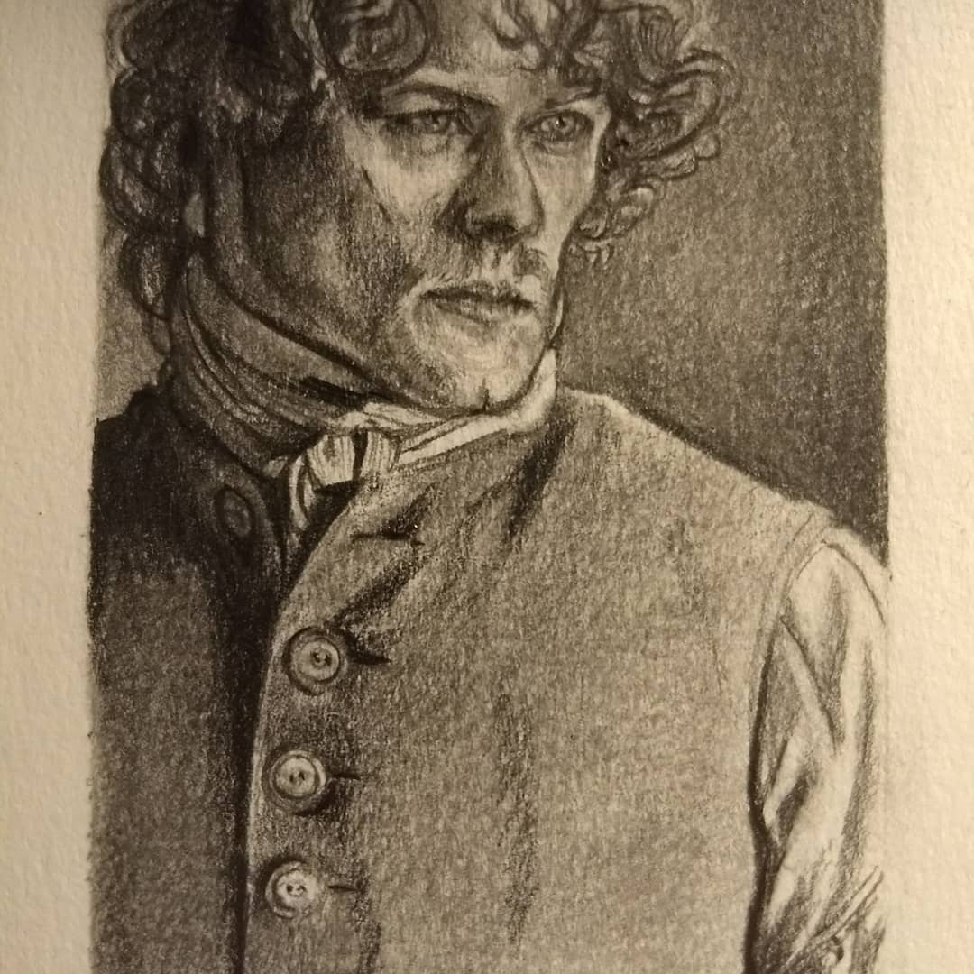 sara_LoenGraf's tweet photo. @SamHeughan @Outlander_STARZ @caitrionambalfe #JamieFraser #Outlander #FANART #FanArtFriday https://t.co/Dqd5UQdruT