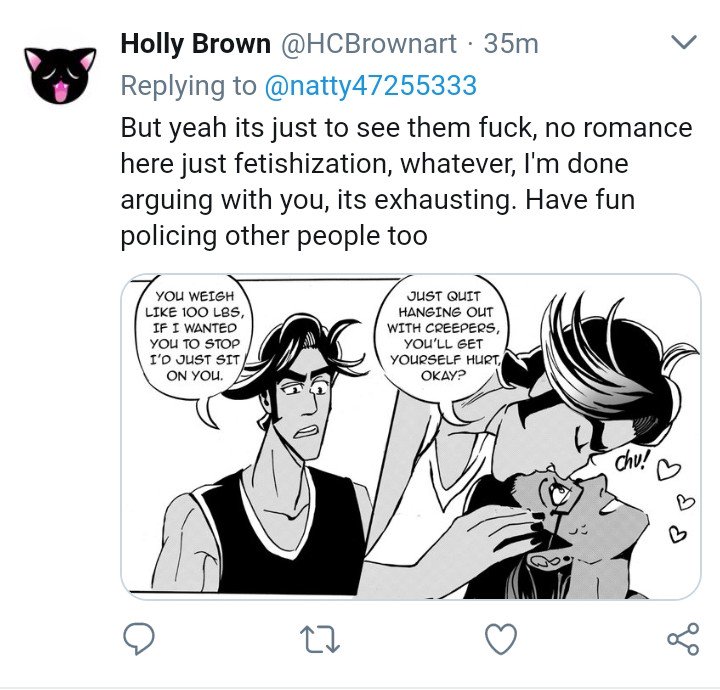 Gremlingroblin's tweet photo. #HCBrownarts #hcbrown #Hollybrown
Politics will ruin you, especially if you disagree with me. https://t.co/ZGbdNluSkL