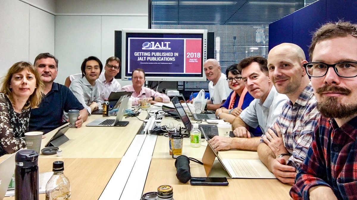 The JALT Publications Board met in Osaka this weekend to map out the future course of our main publications: The Language Teacher, JALT Journal, and the Post Conference Publication. A very productive get-together.