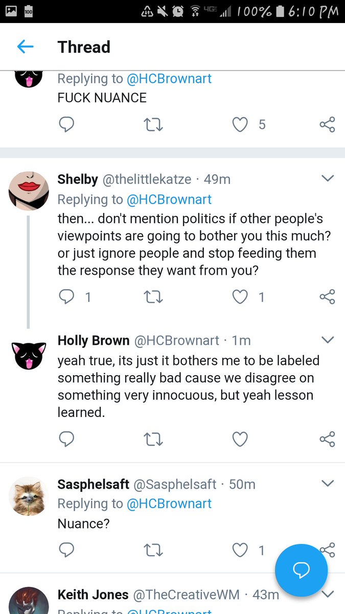 Gremlingroblin's tweet photo. #HCBrownarts #hcbrown #Hollybrown
Politics will ruin you, especially if you disagree with me. https://t.co/ZGbdNluSkL