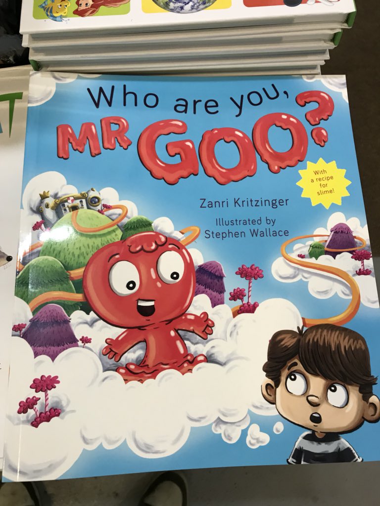 readerwarehouse's tweet photo. Meet some incredible local talent today at @TheBabyShowSA!
We have stories about a rat that steals socks, a slime tale about Mr Goo, How many ways can you say hello? and tales with Salome and Gogo!
#Johannesburg #TheBabyShow #weekend #bookreadings #childrenbooks #localislekker https://t.co/z6Fqkcrxjn