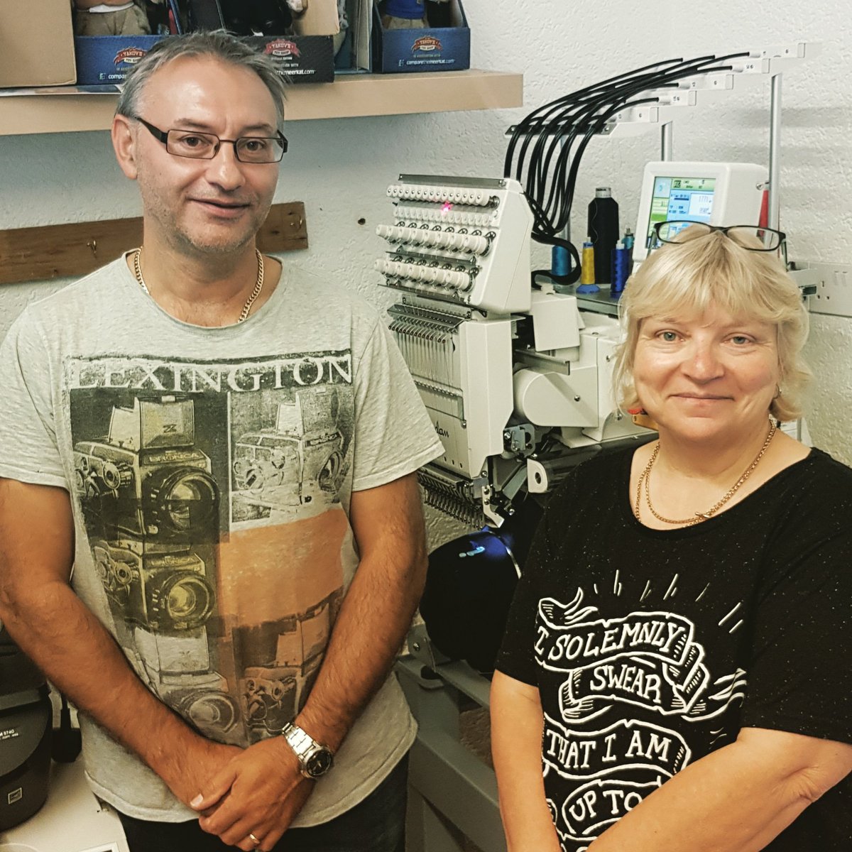 BarudanUK's tweet image. A brand new #barudan #singlehead #embroiderymachine was added to our lovely customer's collection. This machine will be going on some exciting advetures very soon... watch this space! #endlesspossibities #standoutfromthecrowd  #builttolast #investinyourfuture