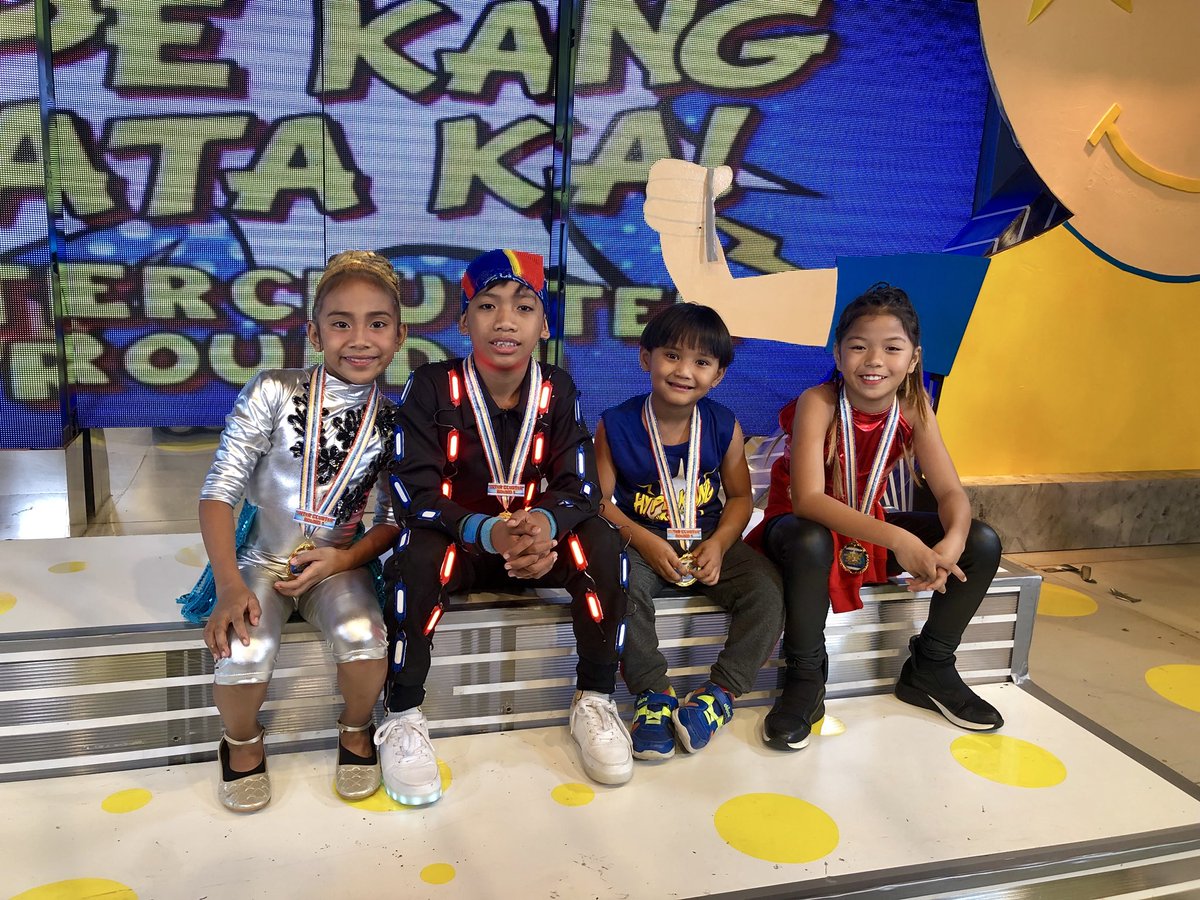 mainedcm's tweet photo. So proud of these kiddos! Ang huhusay, grabe! Congratulations! Abangan pa sa susunod na Sabado ang mga Hype kids na maglalaban-laban sa #HypeKangBataKa intercluster round! https://t.co/YcuOJKPfo8