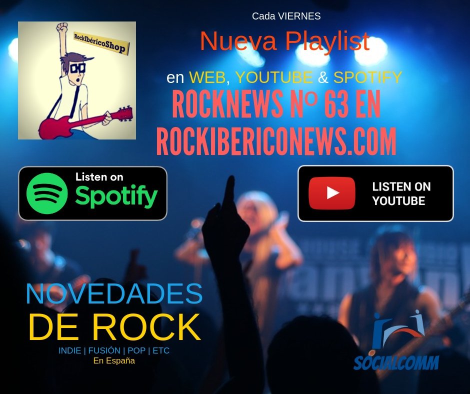 RockIberico's tweet photo. Ya está aquí el RockNews Nº 63 con... Tarque | @Motorzombis | @bonzosbilbao | @CImpropia | @Basico_Oficial | @Pardosrock | @ElToubabMusic | Sangre de Mayo | @LaCasaAzulBCN | @alondragalopa y @Sonotones_Rock Salud y Rock !!! https://t.co/DfIXzqon8o https://t.co/voR746Jh8c