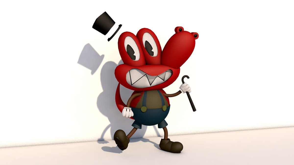 Drawingboard On Twitter Cute Character I Made In Blender - 