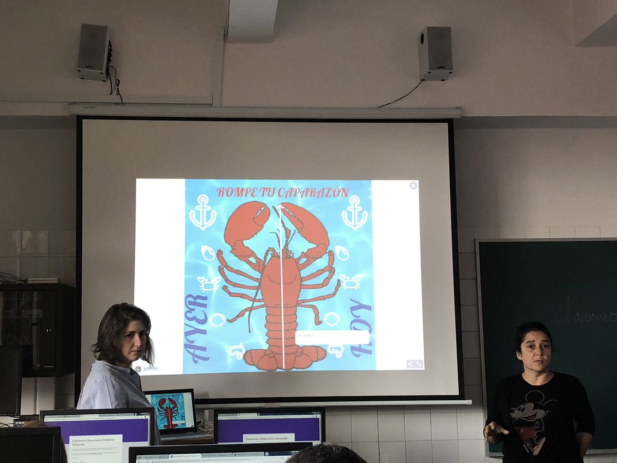 Tryck6's tweet photo. Exponiendo la metafora de la langosta #Cmp #PosgradoMaecenas @innovacionmec @menendezpelayo1 https://t.co/3bwtgPgQcE
