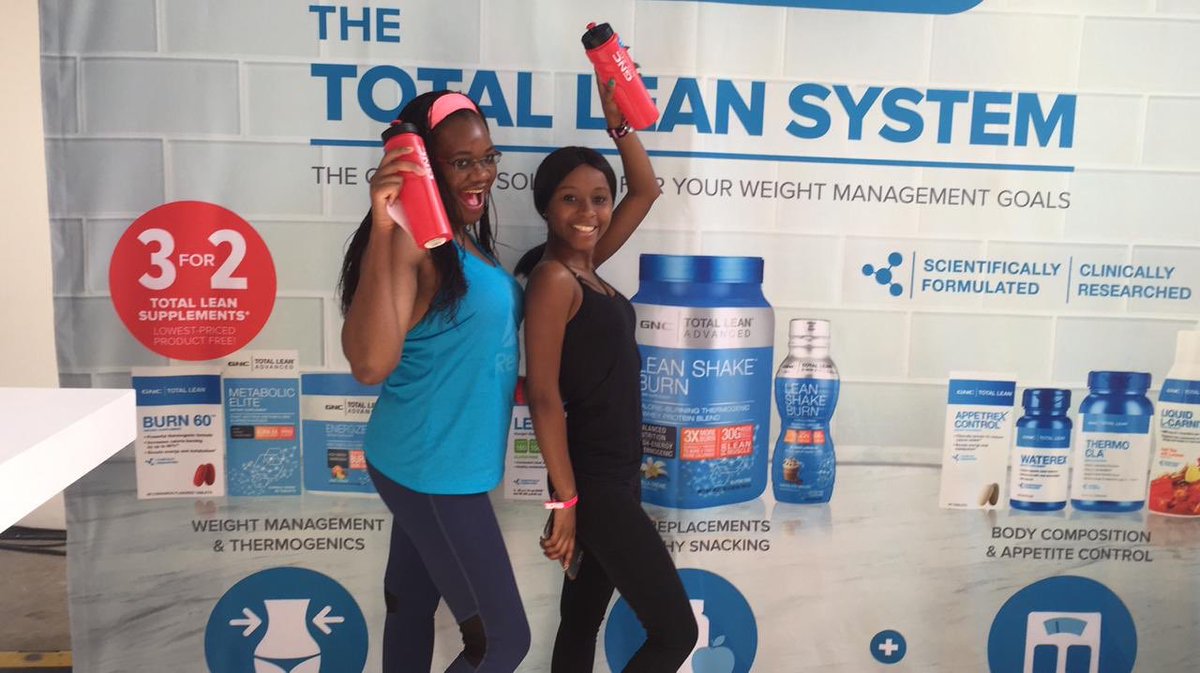 GNC_SA's tweet photo. Enjoying healthy #TotalLean snacks at the #COSMOFit fitness party this morning 🤸♀️ #GNCLiveWell #Fit https://t.co/ArNeJ3bdlS