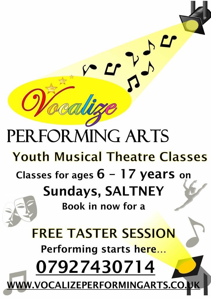 VocalizeArts's tweet image. #musicaltheatre class for 6-17 year olds in #saltney tomorrow . Does your little one love to sing, act and dance ? FREE taster session :)  #chestertweets #wearechester  #performingarts #singing #dancing #acting