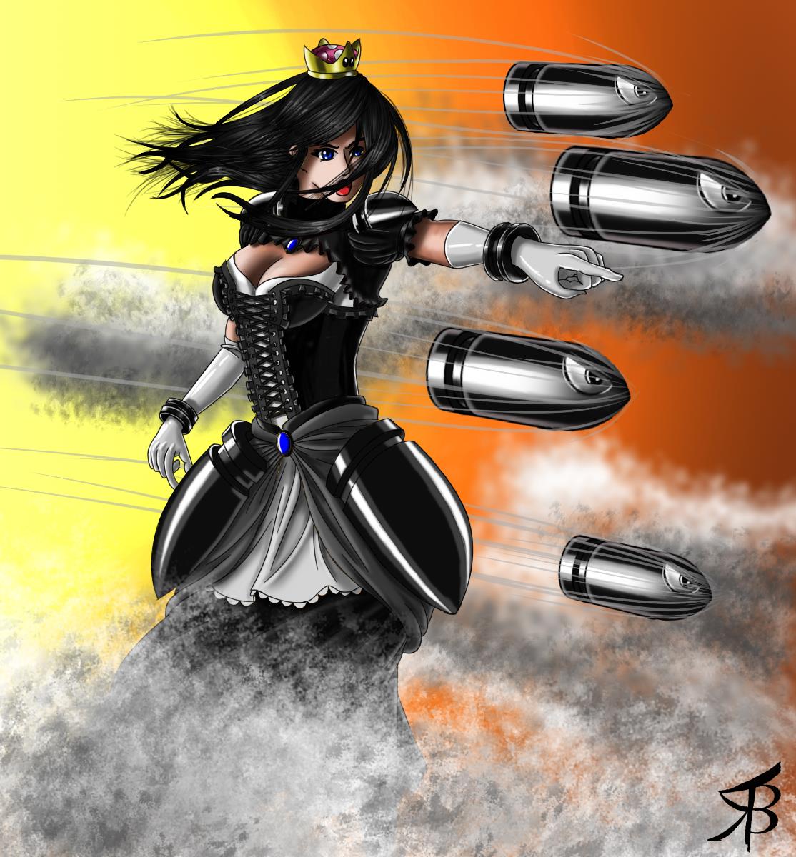 CatalystReign18's tweet photo. Hooray, I finally finished my art piece of #Bullette, now feel her Reign of Bullet Bills. https://t.co/cHpWa8OZ4D