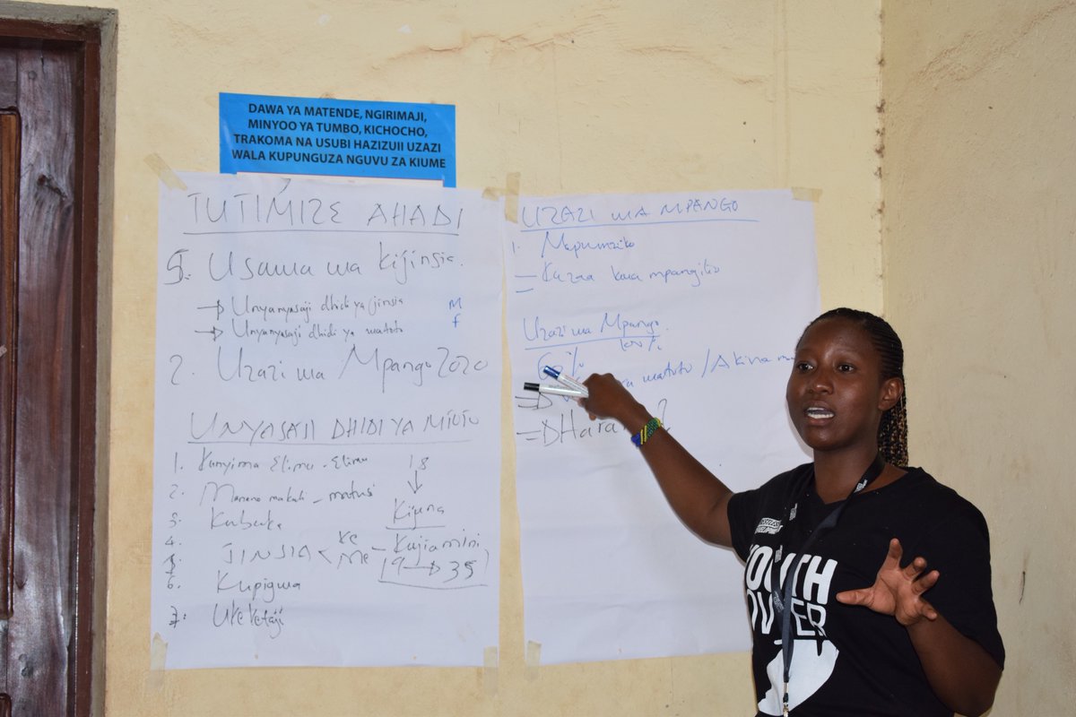 SautiyaVijana's tweet photo. 2 out of 5 women 15 to 49 years in #Tanzania have experienced physical violence. 

Meet our 27-year-old gender activist @JudithKitinga who has taken on the challenge of changing the plight of women and girls through #Tutimize Ahadi project  https://t.co/S74YX5sarX https://t.co/KNNoW7N8ze
