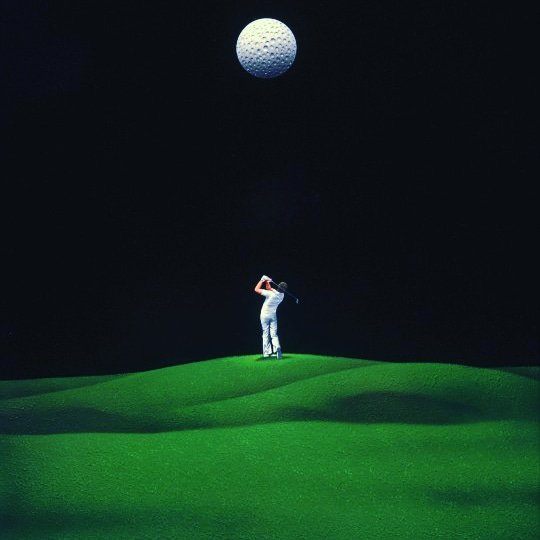 NOCTURNE par Luigi Castiglioni. La plus belle peinture sur le golf.